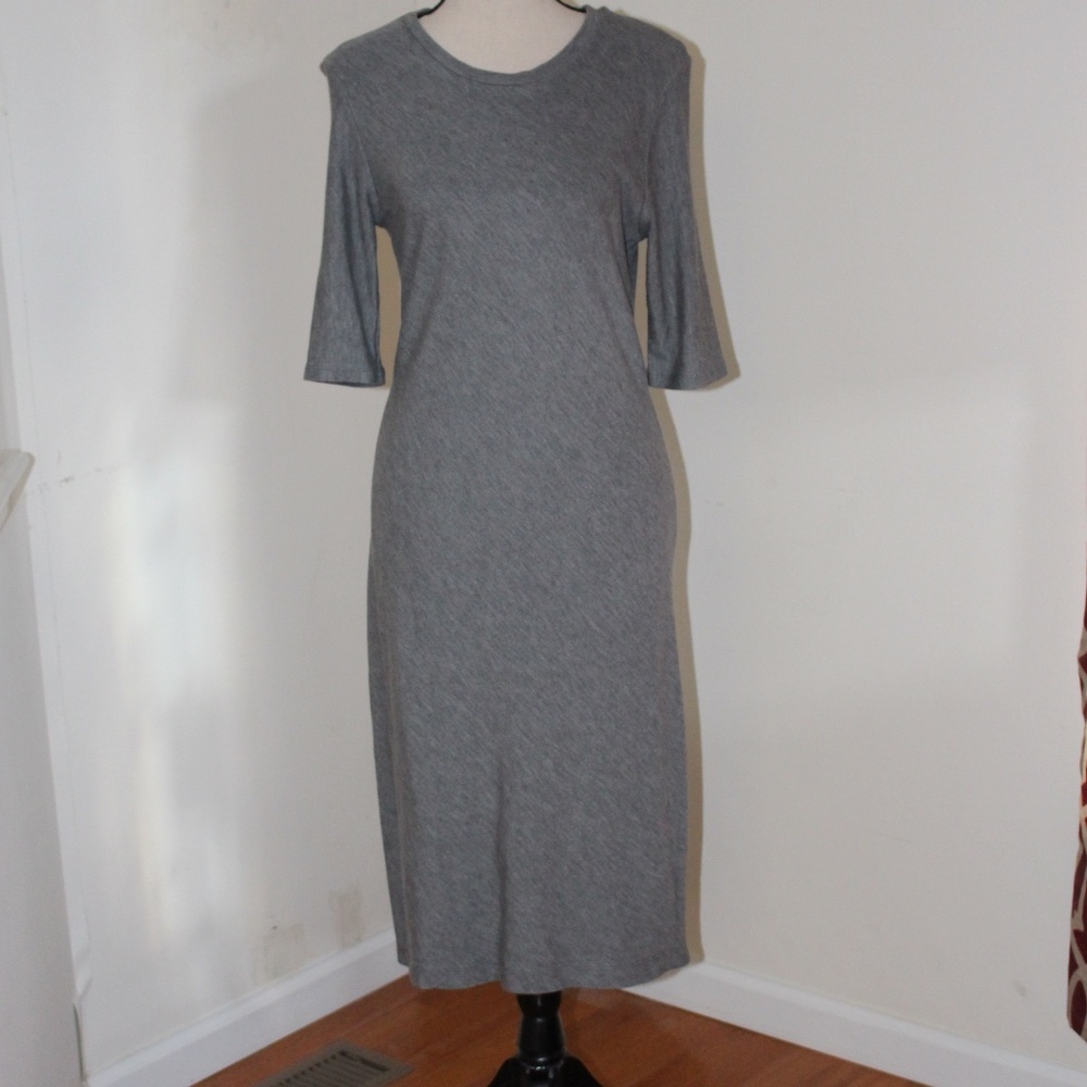 A/X Armani Exchange, body con tee gray dress